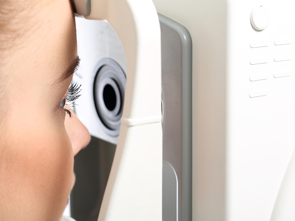 Eye check up. Omega 3 can help vision and eye health