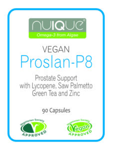 nuIQue Proslan P8 Prostate Support label