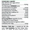 nuIQue Omega 3 ingredients