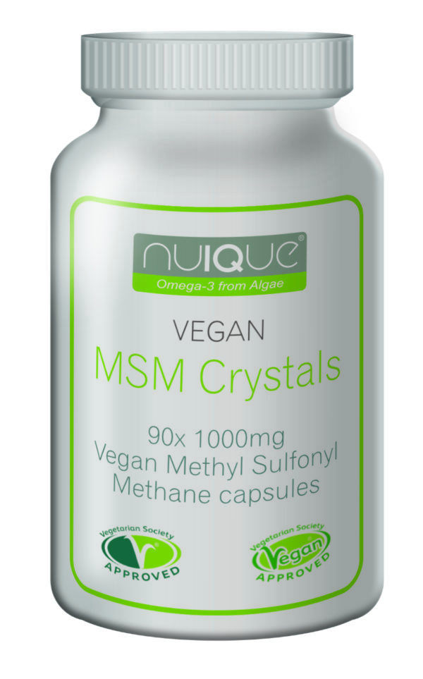 nuIQue Vegan MSM bottle