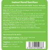 nuIQue Instant Hand Sanitiser Spray - label back