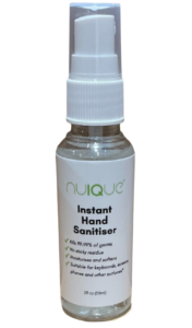 nuIQue Instant Hand Sanitiser Spray - single bottle