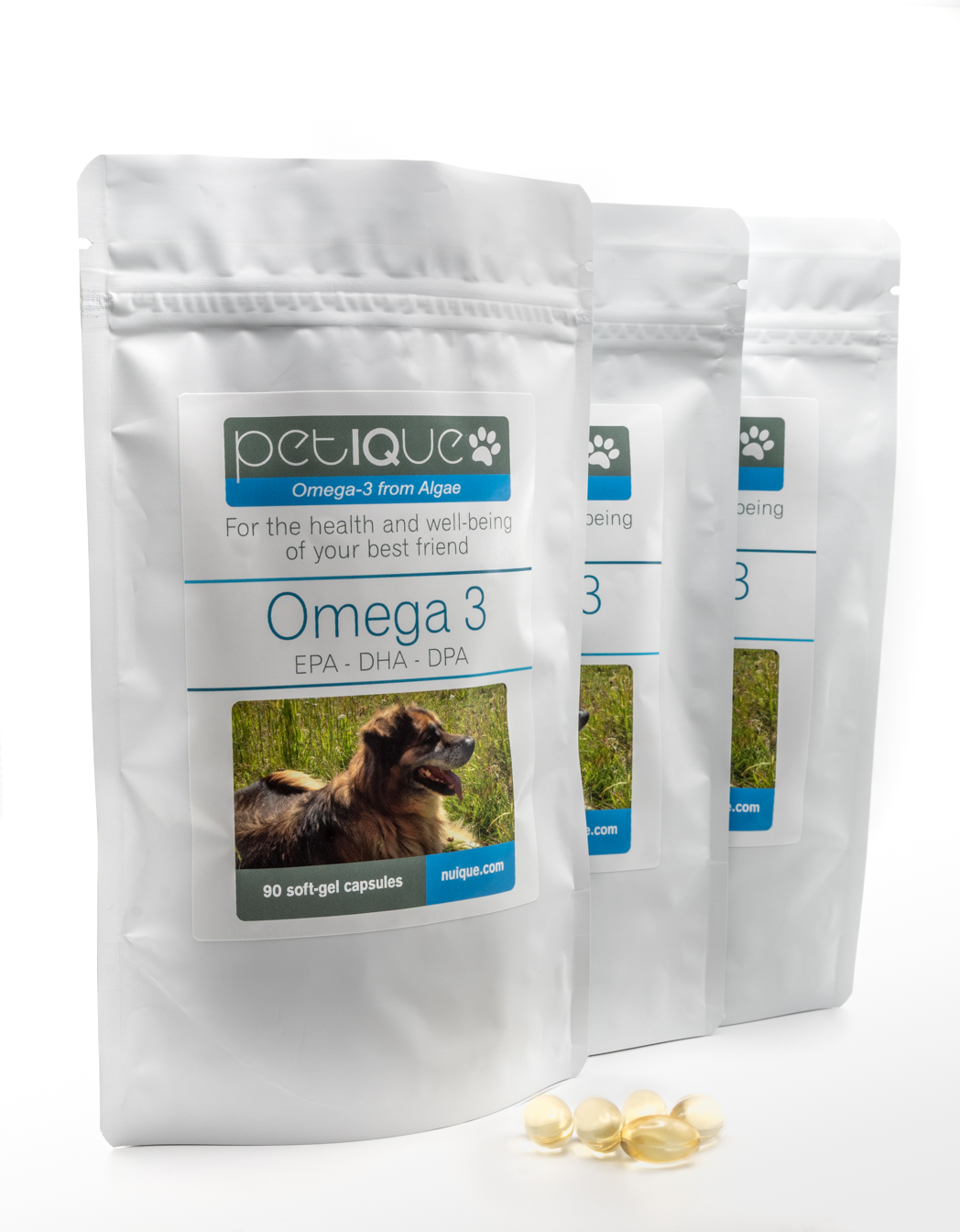 Vegan Omega 3 for your dog. Get 3 for 2!